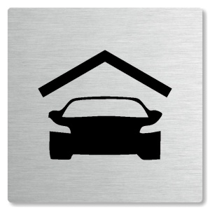 Garage, 100x100mm, stříbrná, Nevada